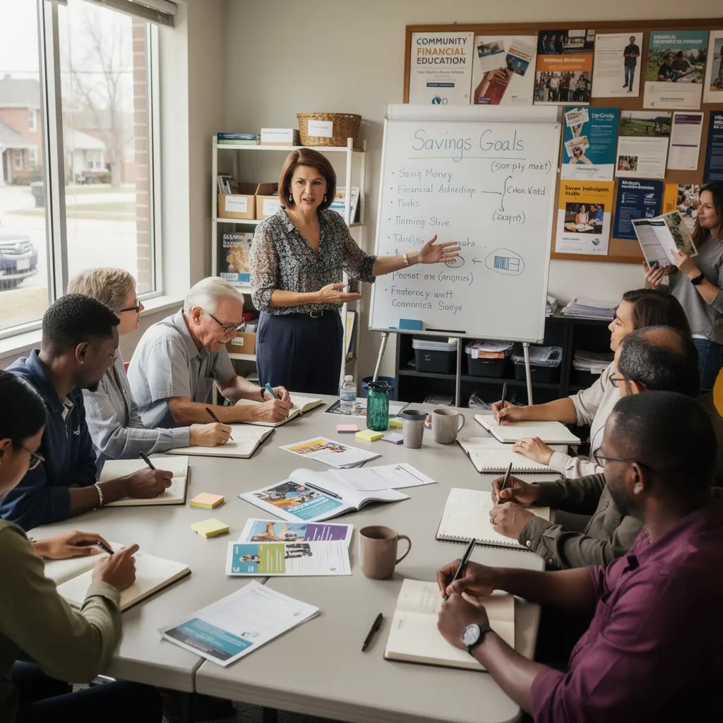 Könyvespolc tele pénzügyi témájú könyvekkel, különböző szerzőktől és megközelítésekkel.