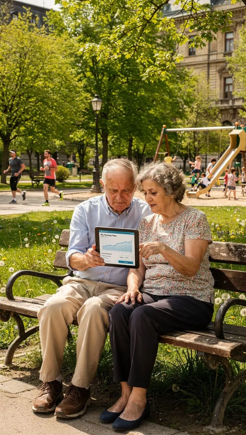 Színes grafikonok és diagramok, amelyek a megtakarítási szokások fejlődését ábrázolják.