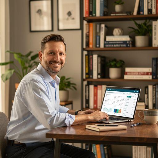 Pénzügyi tervezéshez kapcsolódó könyvek egy asztalon, mellette jegyzetekkel.